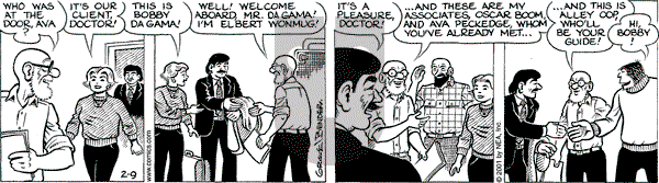 Alley Oop on Friday February 9, 2001 Comic Strip