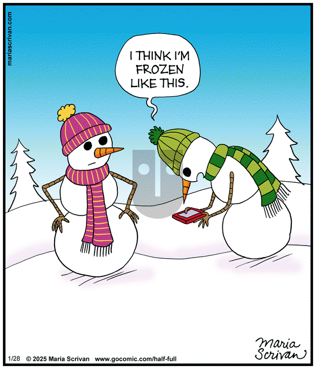 Half Full on Wednesday January 29, 2025 Comic Strip