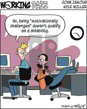 Working Daze on Tuesday April 6, 2004 Comic Strip