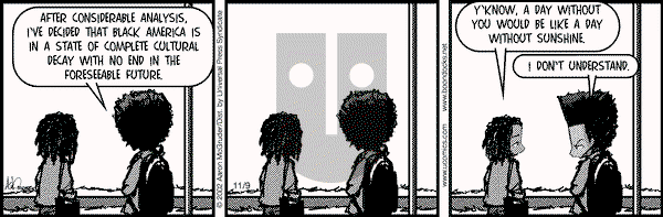 The Boondocks on Saturday June 12, 2010 Comic Strip