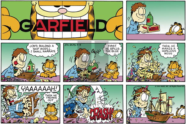 Garfield on Sunday May 19, 1996 Comic Strip