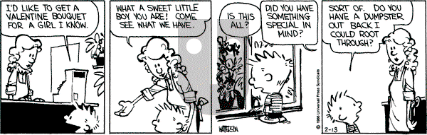 Calvin and Hobbes on Thursday February 13, 1986 Comic Strip