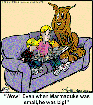 Marmaduke on Saturday August 13, 2016 Comic Strip