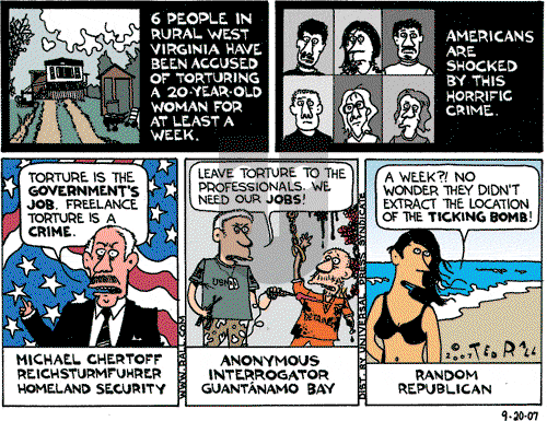 Ted Rall on Thursday September 20, 2007 Comic Strip