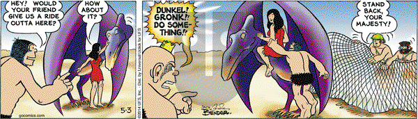 Alley Oop on Saturday May 3, 2014 Comic Strip