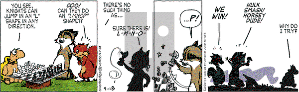 Over the Hedge on Thursday April 18, 2013 Comic Strip