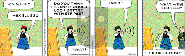 Nancy on Thursday March 20, 2025 Comic Strip