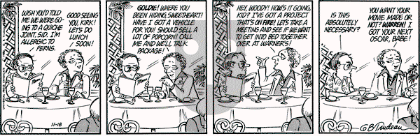 Doonesbury on Thursday November 18, 1982 Comic Strip