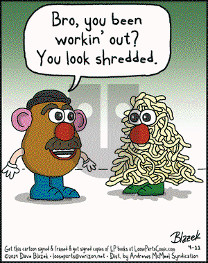 Loose Parts - Thursday April 11, 2024 Comic Strip