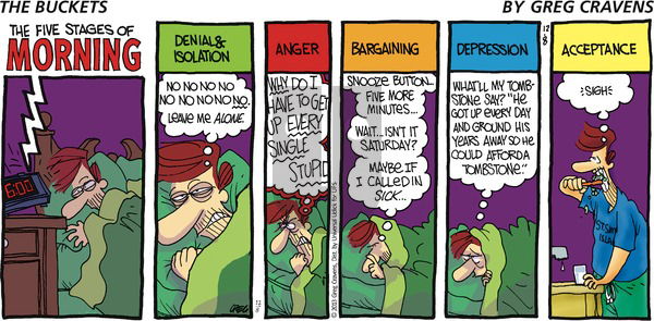 The Buckets on Sunday December 8, 2013 Comic Strip