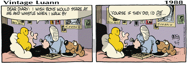 Luann on Monday September 17, 2012 Comic Strip