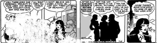 Alley Oop on Thursday July 31, 1947 Comic Strip