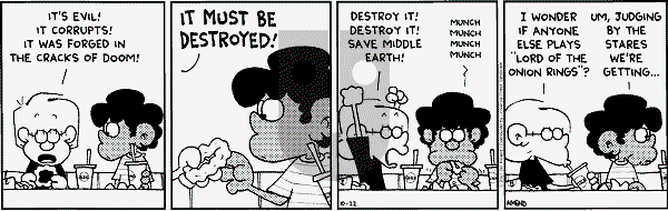 FoxTrot on Monday October 22, 2001 Comic Strip