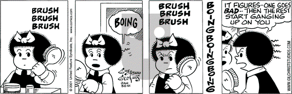 Nancy - Tuesday January 30, 2001 Comic Strip