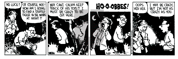 Calvin and Hobbes - Monday September 28, 1987 Comic Strip