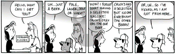 Barkeater Lake on Tuesday October 9, 2007 Comic Strip