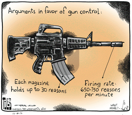 Tom Toles on Tuesday December 18, 2012 Comic Strip