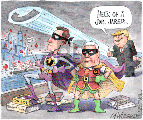 Matt Wuerker on Saturday April 4, 2020 Comic Strip