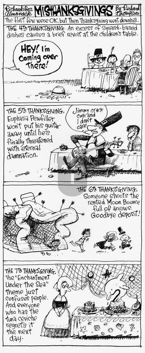 Richard's Poor Almanac on Thursday November 26, 2015 Comic Strip