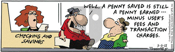 Frank and Ernest on Saturday May 5, 2012 Comic Strip