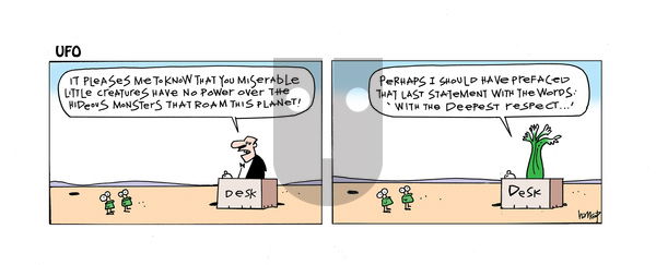 UFO on Sunday February 23, 2025 Comic Strip