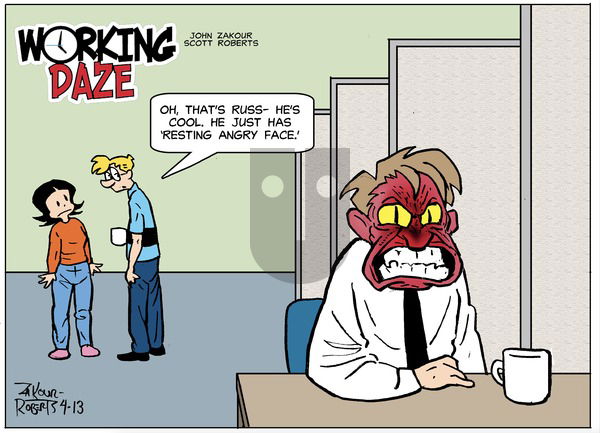 Working Daze on Sunday April 13, 2025 Comic Strip