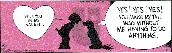 Red and Rover on Wednesday February 14, 2018 Comic Strip