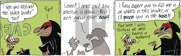 The Knight Life on Thursday August 28, 2014 Comic Strip