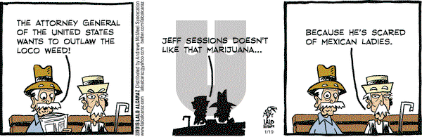 La Cucaracha on Friday January 19, 2018 Comic Strip