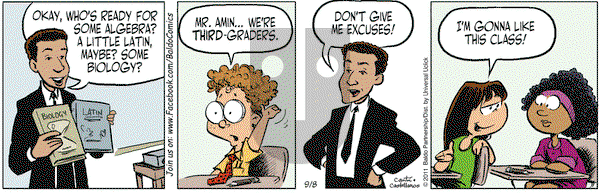 Baldo on Thursday September 8, 2011 Comic Strip