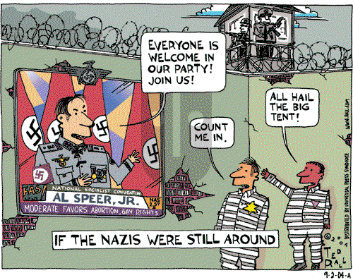 Ted Rall on Thursday September 2, 2004 Comic Strip