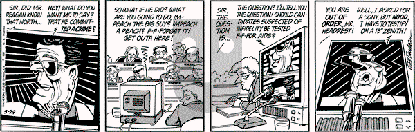 Doonesbury on Friday May 29, 1987 Comic Strip