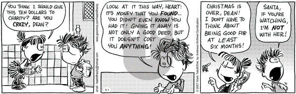 Heart of the City on Saturday April 1, 2017 Comic Strip