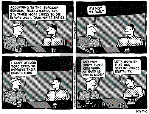 Ted Rall on Monday March 29, 1999 Comic Strip