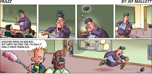 Frazz on Sunday November 11, 2012 Comic Strip