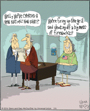 The Flying McCoys on Thursday July 3, 2014 Comic Strip