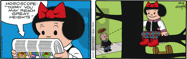 Nancy on Saturday March 17, 2018 Comic Strip