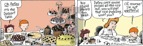 Cul de Sac on Friday November 26, 2010 Comic Strip