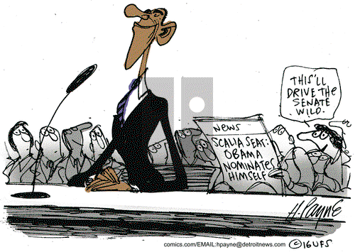 Henry Payne on Thursday February 18, 2016 Comic Strip