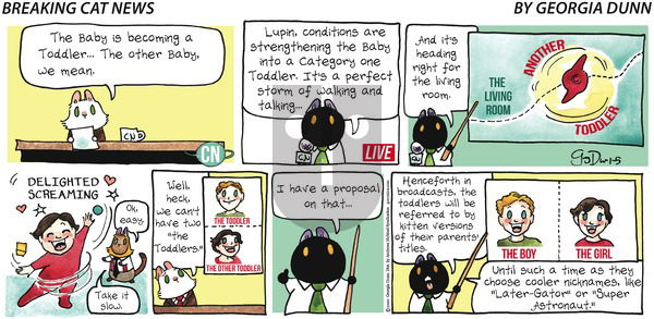 Breaking Cat News on Sunday January 5, 2020 Comic Strip