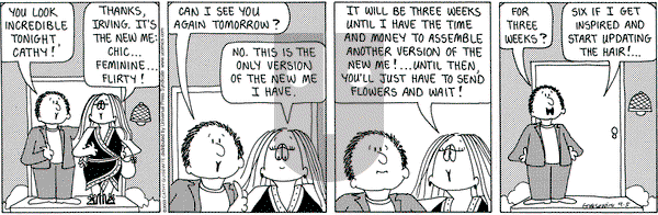 Cathy Classics on Saturday April 5, 2025 Comic Strip
