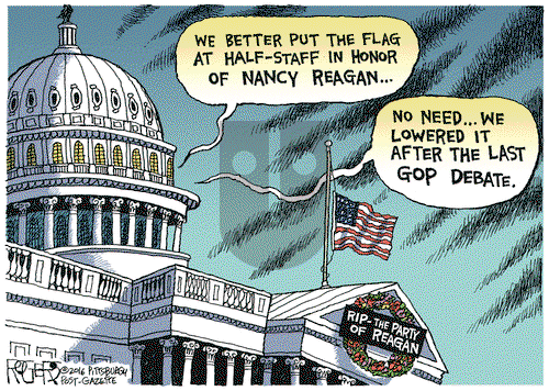 Rob Rogers on Tuesday March 8, 2016 Comic Strip