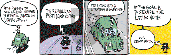 La Cucaracha on Saturday September 29, 2007 Comic Strip