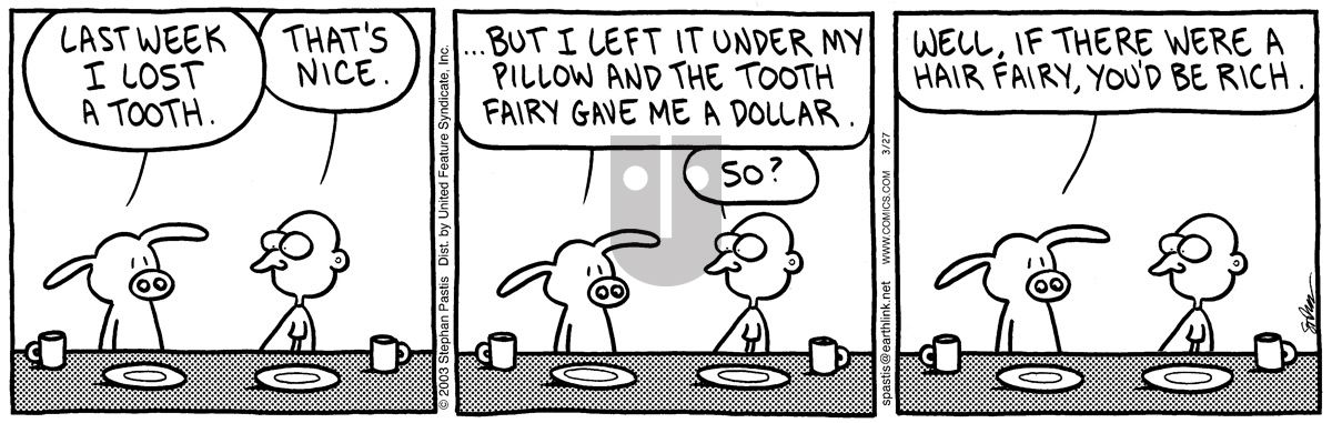 Pearls Before Swine - Thursday March 27, 2003 Comic Strip