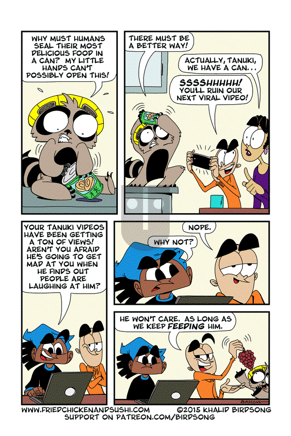 Little Fried Chicken and Sushi - Monday September 18, 2023 Comic Strip