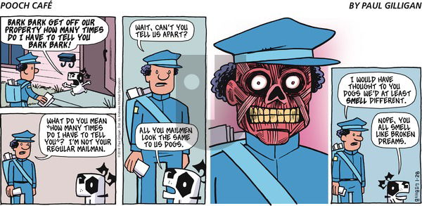 Pooch Cafe on Sunday January 28, 2018 Comic Strip