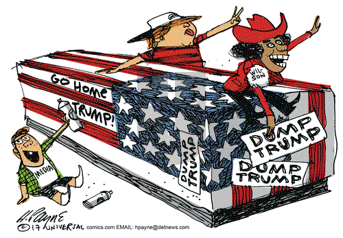 Henry Payne on Monday October 23, 2017 Comic Strip