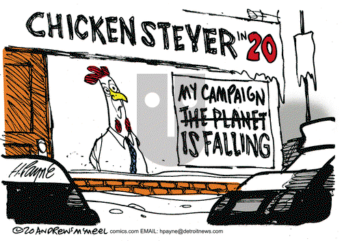 Henry Payne on Tuesday March 3, 2020 Comic Strip