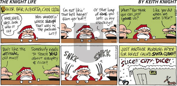 The Knight Life on Sunday December 23, 2012 Comic Strip