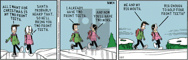 Grand Avenue on Thursday December 7, 2023 Comic Strip